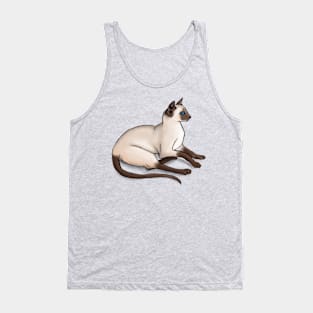 Siamese Cat Tank Top